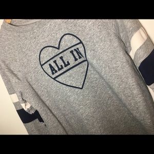 Gray and blue Sweatshirt